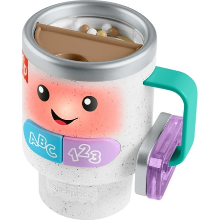 Fisher-Price Laugh &Amp; Learn Wake Up &Amp; Learn Coffee Mug Baby &Amp; Toddler Toy With Music &Amp; Lights
