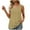 Khaki, variant on Tops For Women Trendy Summer Crop Tops For Women Loose Fit DressyTshirts Shirts For Women Cotton V NeckWomen Blouses For Work Professional Plus SizeWomens T Shirts Pack Graphic