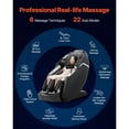 thumbnail image 4 of KFFKFF Dual-Core 4D+3D Full Body Massage Chair with SL Track, Yoga Stretch, Voice Control and Wheels, Perfect for Massaging, Relaxing, 4 of 9
