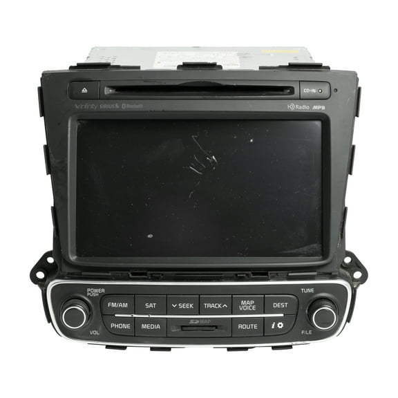 Restored 2015 Kia Sorento AM FM XM Bluetooth Navi Mp3 Single-Disc CD Player 96560-1UAA3VA (Refurbished)