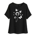 thumbnail image 5 of Basic Fitted Tees Plus Size White Lace Blouses for Women Dressy Try Before You Buy, 5 of 7