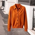 thumbnail image 5 of Harcomeey Womens Button Down Shirts,Jackets for Women Solid Color Loose Long Sleeve Knit Blouse for Fall and Winter 2XL, 5 of 5
