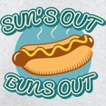 thumbnail image 3 of CafePress - Sun's Out Buns Out Sweatshirt - Crew Neck Sweatshirt, 3 of 4