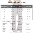 thumbnail image 3 of Womens Linen Pants Summer Wide Leg High Waist Straight Casual Lounge Yoga Pant 2026 Travel Beach Vacation Trousers Brown 2XL, 3 of 7