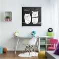 thumbnail image 2 of Stupell Industries Kids' Cat and Dog Pet Pair Meow Woof, 30 x 30,Design by Carla Daly, 2 of 5