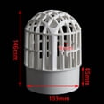 thumbnail image 2 of 2 Pcs Capuchon de Filtre Respirant Protection de Conduit d'Air Couverture de Ventilation Capot Blanc PVC, 2 of 6