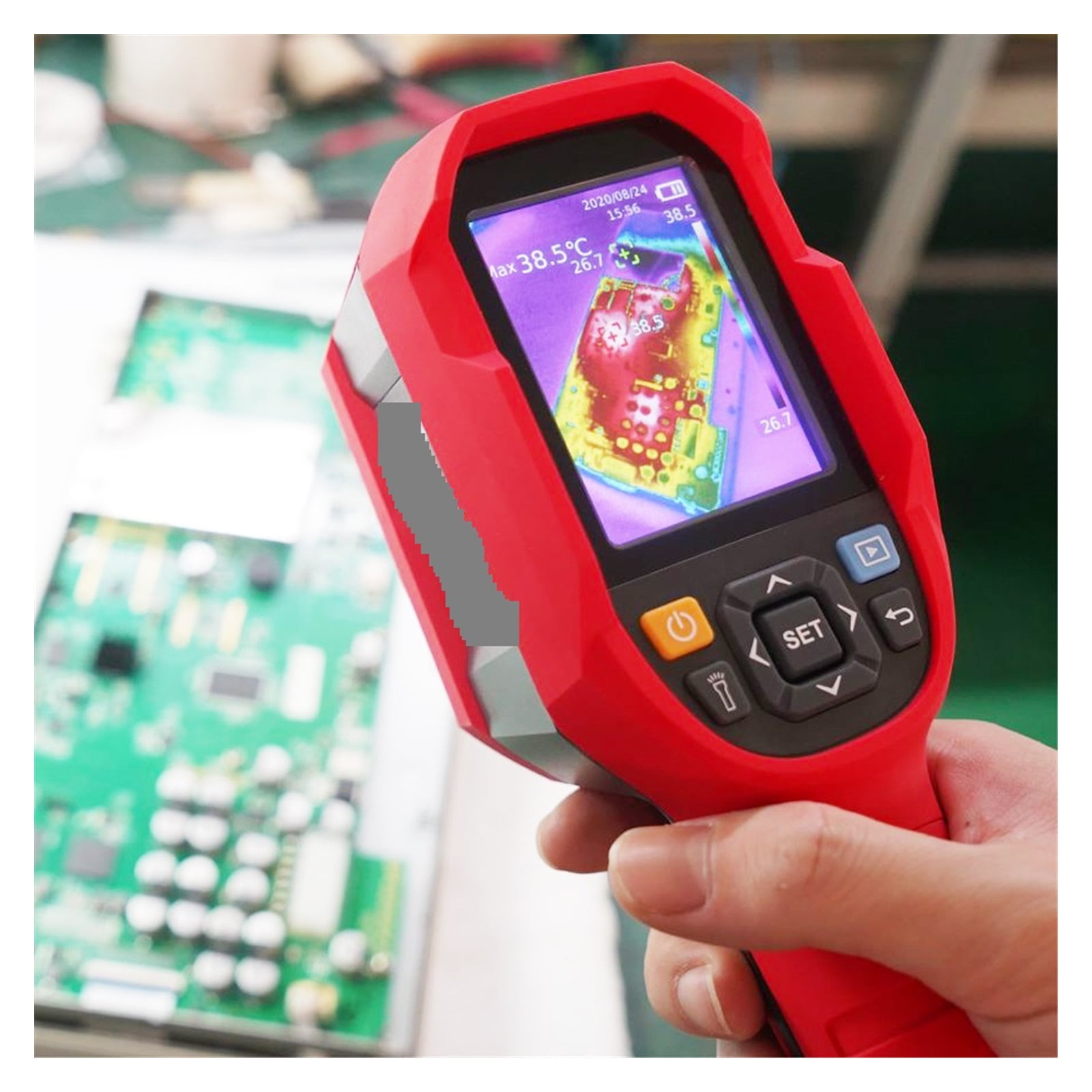 Thermal Imaging Camera, Resolution 256 X 192 Infrared Thermal Imager Handheld Thermal Imager Infrared Thermometer