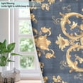 thumbnail image 4 of Tribal Traditonal Pattern Blackout Curtains Thermal Insulation 63 inch Grommet for Bedroom Living Room Bathroom Kitchen Windows 2 Pack, 4 of 6
