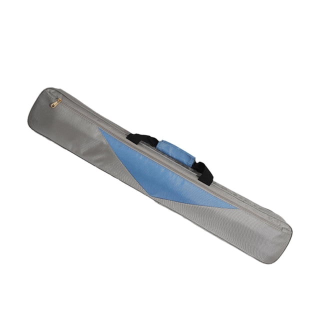 Estuche para taco de billar, regalo de cumpleaños, antiarañazos, 7 agujeros, correa de hombro ajustable Gris