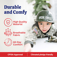 thumbnail image 5 of Dress Up America Forces Military Boy's Halloween Fancy-Dress Costume for Child, M, 5 of 5