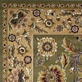 thumbnail image 5 of 10'x13' Green Taupe Machine Woven Floral Traditional Indoor Area Rug, 5 of 5