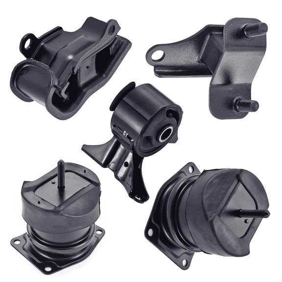 Set of 5 ISA Engine Motor Mounts Compatible with 1998-2002 Honda Accord 3.0L V6 1999 Acura TL 3.2L V6 A6592, A6552, A4507, A6582, A6579