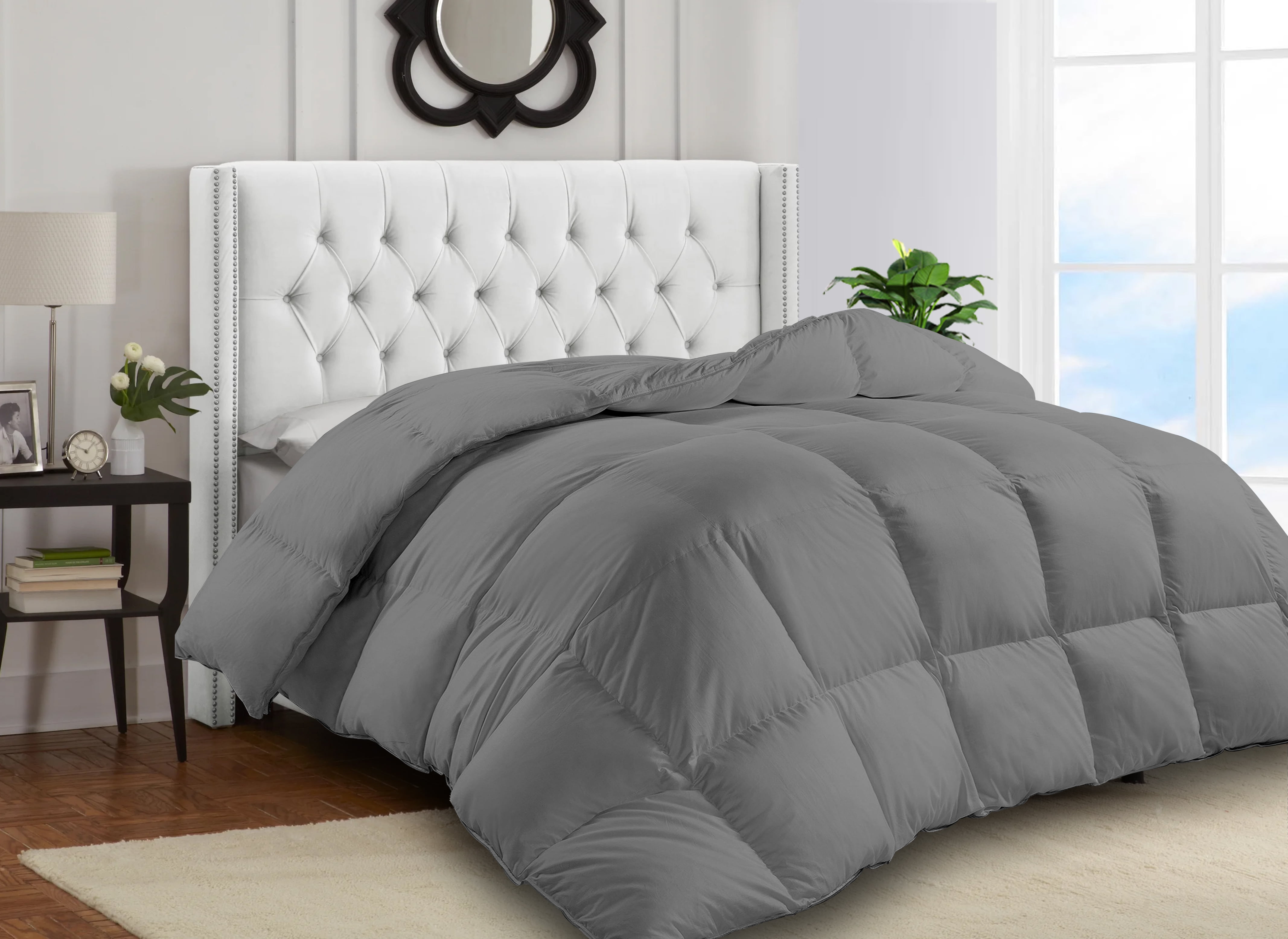 Comforter Duvet Insert Grey Down Alternative Comforter