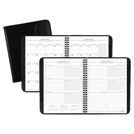 - AT-A-GLANCE Executive Weekly/Monthly Appointment Book, 6 5/8 x 8 3/4, White, 2018-2019