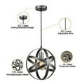 thumbnail image 5 of Claxy 12" Globe Cage Pendant Light for Kitchen Island, 5 of 7