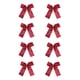 thumbnail image 2 of Lazo De Poliéster Set de 8 lazos rojos de cinta de poliéster para coronas de árbol, Rkxzt, 2 of 6