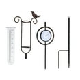 Mainstays Outdoor Rain Gauge and Thermometer Decorative Garden Stake