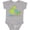AC-Heather Grey, variant on Happy Dinosaur New Big Brother Boys Baby Bodysuit