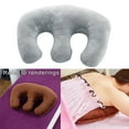 thumbnail image 5 of Soft Detachable Chest Pillow Chest Pad Massage Cushion Bolster Supplies for SPA Beauty Salon Home Breastfeeding 1Piece - Grey , 16. inch, 5 of 9