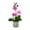 purple+white, variant on Artificial Phalaenopsis 27cm Artificial Faux Oceania Orchid Arrangement with Vase, Artificial Potted Flowers Phalaenopsis Orch yellow