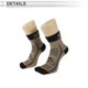thumbnail image 3 of Calcetines de ciclismo absorbentes de sudor, anti-fricción l Calcetines de bicicleta al aire libre color caqui, negro unisex 1 par con letras, en bloques de color, 3 of 6