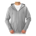 thumbnail image 1 of Sudadera Fruit of the Loom Talla EG con Cierre y Capucha Gris, 1 of 4
