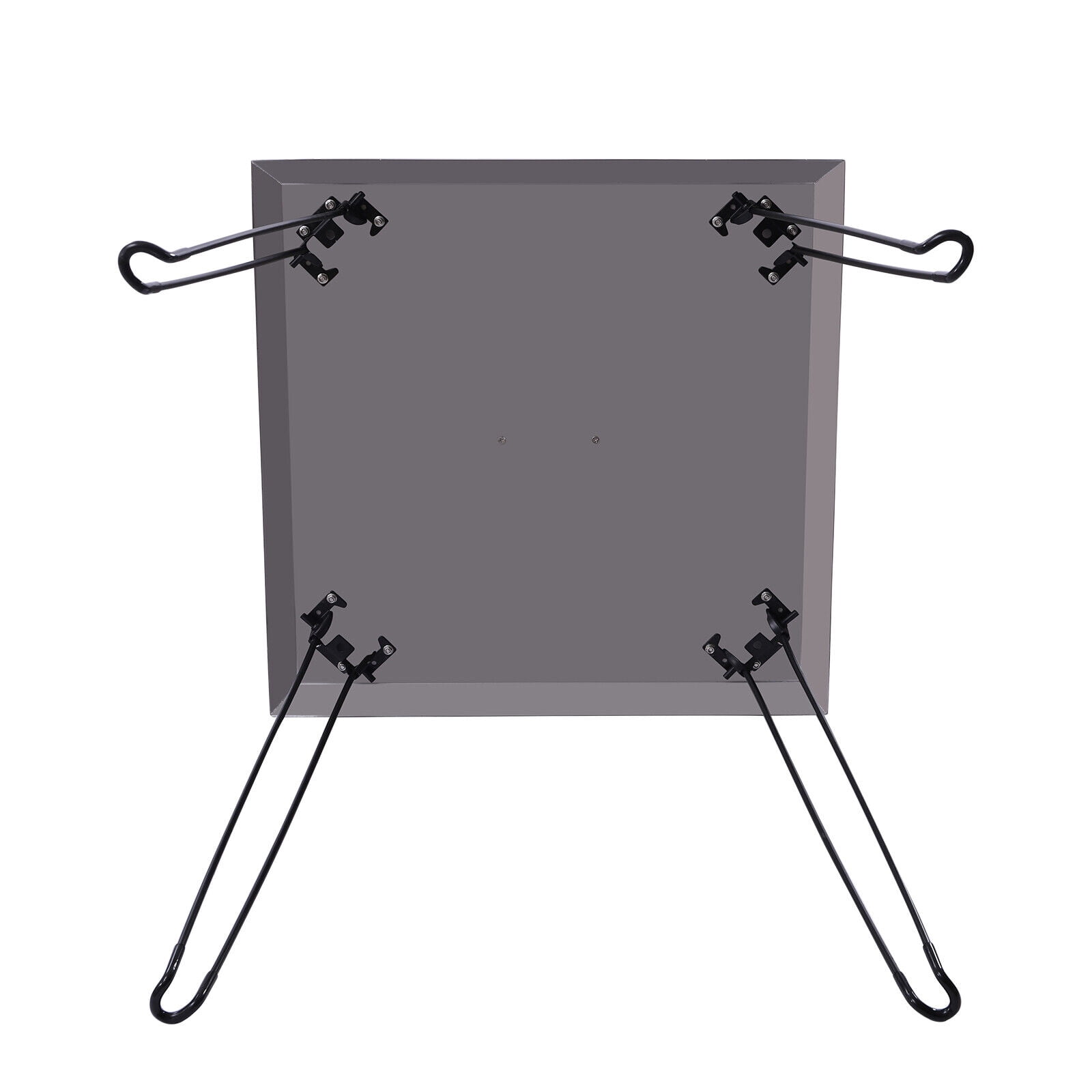 Miumaeov Fire Pit Heat Deflector Outdoor Square Fire Pit Cover Stainless Steel 26''X26''
