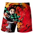 thumbnail image 1 of Sta5 Demon Slayer Anime Shorts Cosplay Pantalones Unisex Tanjirou Kanroji Mitsuri Kyoujurou Disfraz Talla Grande Halloween, 1 of 4