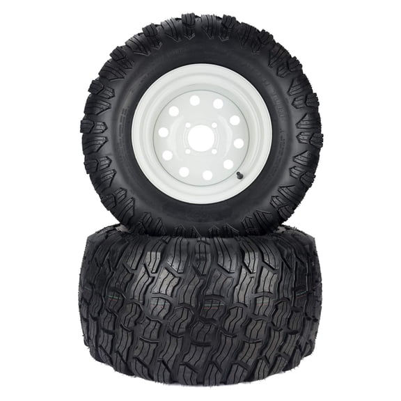 (2) Reaper Turf Tire Assemblies 24x12.00-12 Fits Exmark Toro Lazer Z 109-8972