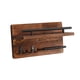 thumbnail image 3 of Perchero de pared para sombreros, ganchos giratorios, gancho de pared con soporte para gafas, llavero de madera, perchero para toallas, entradas, 3 of 9