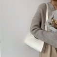 thumbnail image 1 of Women Felt Solid Color Handbag Female Casual Soft Small Zipper Messenger Bag, 1 of 9