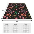 thumbnail image 3 of Honeii Disco Mirror Ball Print Fleece Blanket - Throw Blanket for Bed, Sofa, Couch, Camping, and Travel , Microplush Ultra Soft Warm Blanket-50"x40", 3 of 7
