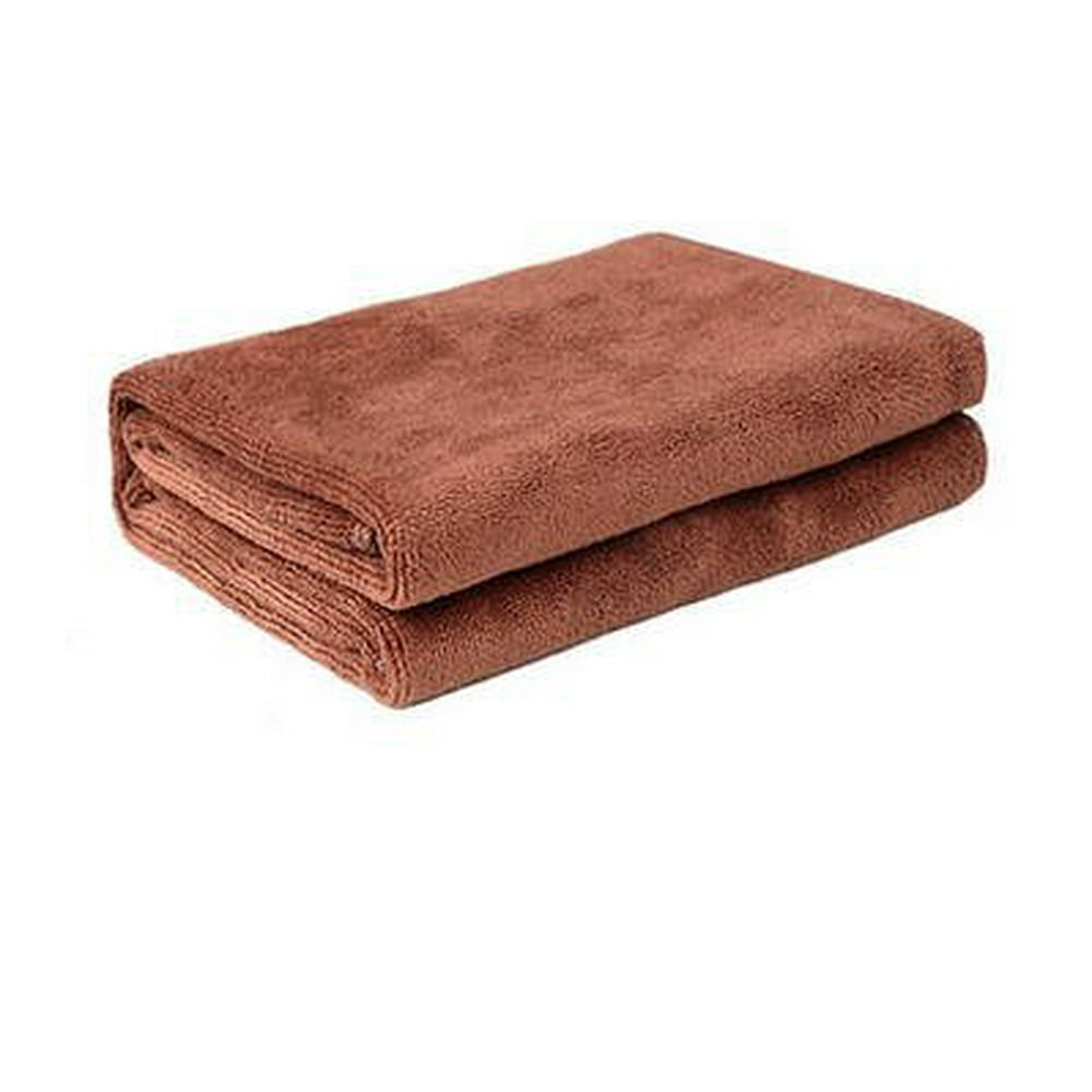 Microfiber Car Cleaning Drying Towel Coffee Large 63 Inchx23.6 Inch
