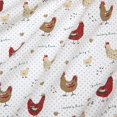 thumbnail image 4 of Cackleberry Home Servilletas De Tela De Algodón Con Diseño De Pollo, 18.0 In, Cuadradas, Juego De 4, 4 of 4