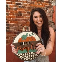 xaoyunyn Unique Handcrafted Halloween Wreath Door Hanger Suit for Front Door or Home Decoration Suit Hostess or Housewarming