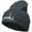 Dk Grey, variant on New York Skyline Embroidered Long Beanie - Dk Grey OSFM