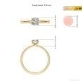 thumbnail image 5 of ANGARA Natural 0.75 Ct. Diamond Solitaire Engagement Ring in 14K Yellow Gold for Women (Ring Size: 12), 5 of 10