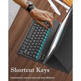 thumbnail image 5 of Rechargeable magnetic keyboard case with pen slot fits iPad 7/8/9 Gen 10.2", Pro 10.5", Air 3, 5 of 7