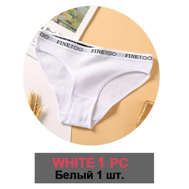 Finetoo 3 unids/Set ropa interior de mujer tanga Panty algodón bragas Sexy calzoncillos mujer Color sólido Panty íntimos lencería mujerespangjing