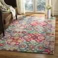 thumbnail image 3 of SAFAVIEH Monaco Ralph Geometric Area Rug, Grey/Fuchsia, 6'7" x 6'7" Square, 3 of 6