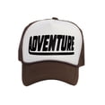 thumbnail image 1 of Men's Adventure Hat Outdoor Trucker Cap, White/Brown, 1 of 2