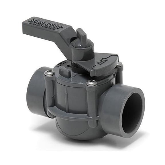 Jandy Space Saver Two Port Valve 1 1/2in.-2in. Positive Seal 3407