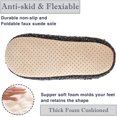 thumbnail image 3 of 2-Pack Men's Soft Sole Slippers, Cozy Fuzzy Sock Shoes with Anti-Slip Grippers, Unique Gifts, 3 of 12