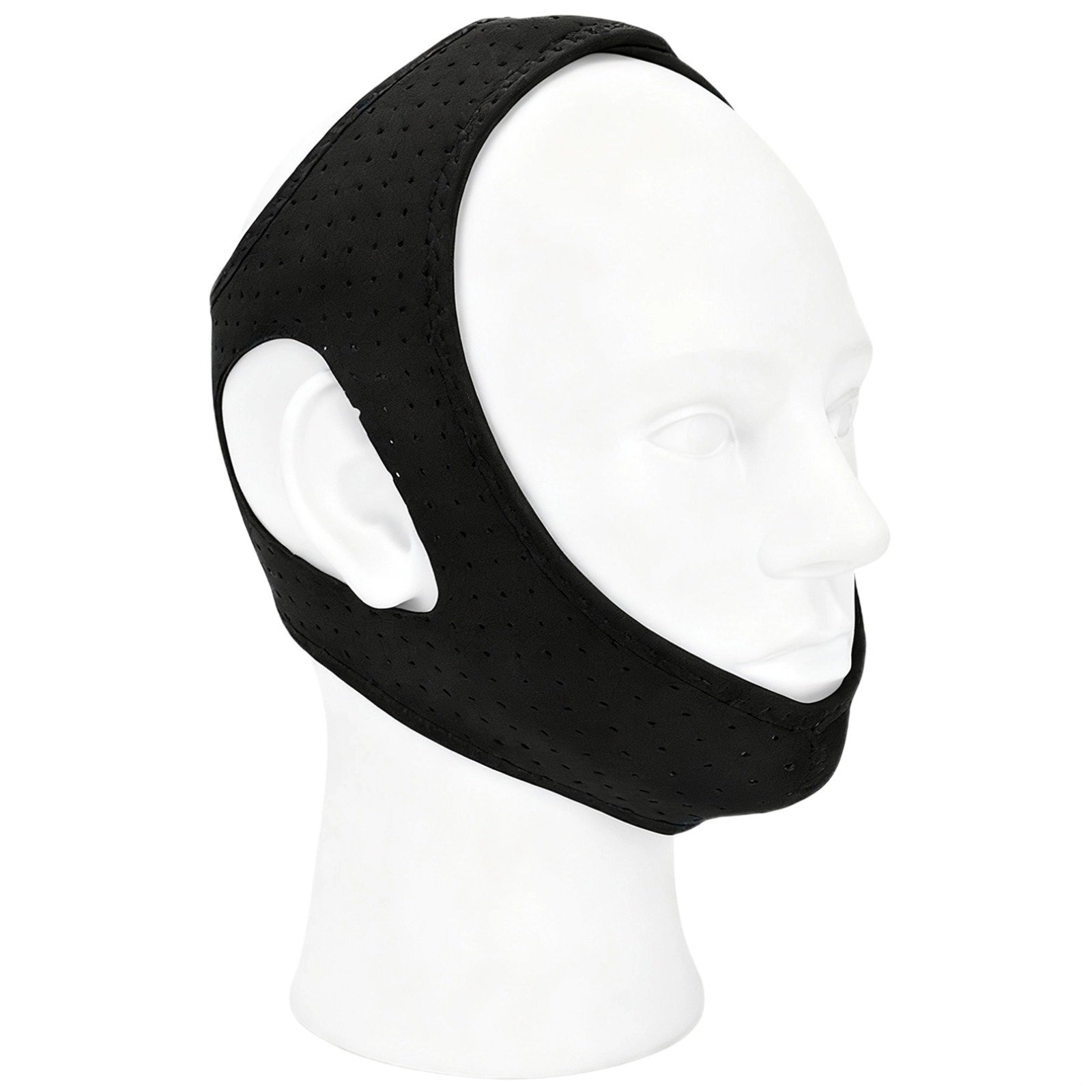 Chin Strap for Snoring, Adjustable Support for CPAP Users, Breathable Snoring Support Device for Sleep Comfort