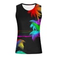 thumbnail image 3 of IROINNID Round Neckline Tank Tops For Men Sleeveless Sports Tank Tops Vest Pullover Graphic Print Tops, 3 of 4