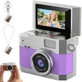 thumbnail image 3 of Heqing Boutique Hot Sale Thumb Sized Flip Screen Camera Digital Retro Ccd High Definition Portable Small Camera for Students and Campuses Keychain Digital Camera for Travel Vlog, 3 of 9