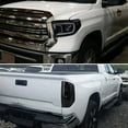 thumbnail image 3 of Spec-D Tuning Glossy Black Smoke LED Light Bar Projector Headlights w/ Sequential LED Signal Compatible with 2014-2021 Toyota Tundra, Left + Right Pair Headlamps Assembly, 3 of 6
