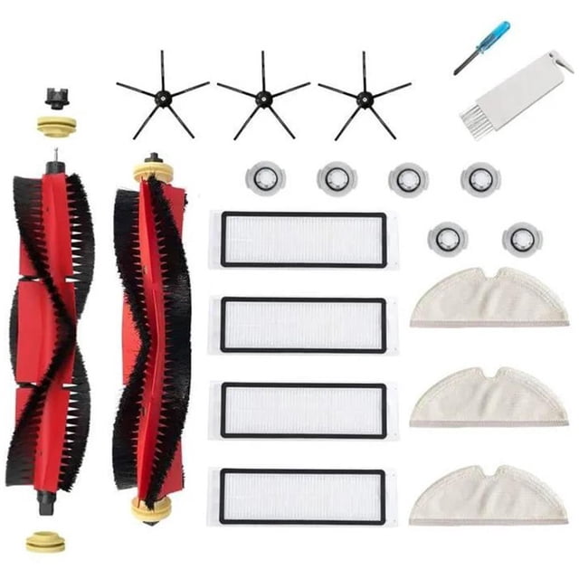 1 Set Robotic Sweeper Vacuum Cleaner Spare Parts Accs for S6 S5 S60 Gloria Cepillo de rodillo de vacío