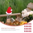 thumbnail image 4 of Cubiertas de botellas de vino de 20pcs decores de vino navideño cubiertas de botellas de vino de Navidad accesorios navideños, 4 of 7