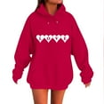 thumbnail image 2 of Hipattires Pullover Sweatshirts for Women Holiday Casual Long Sleeve Tops Plus Size Cute,Lightweight Hooded Gifts for Her Shirts Juniors Hoodies Soft, 2 of 6